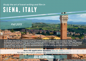 Siena Italy Study Abroad May 20 Deadline