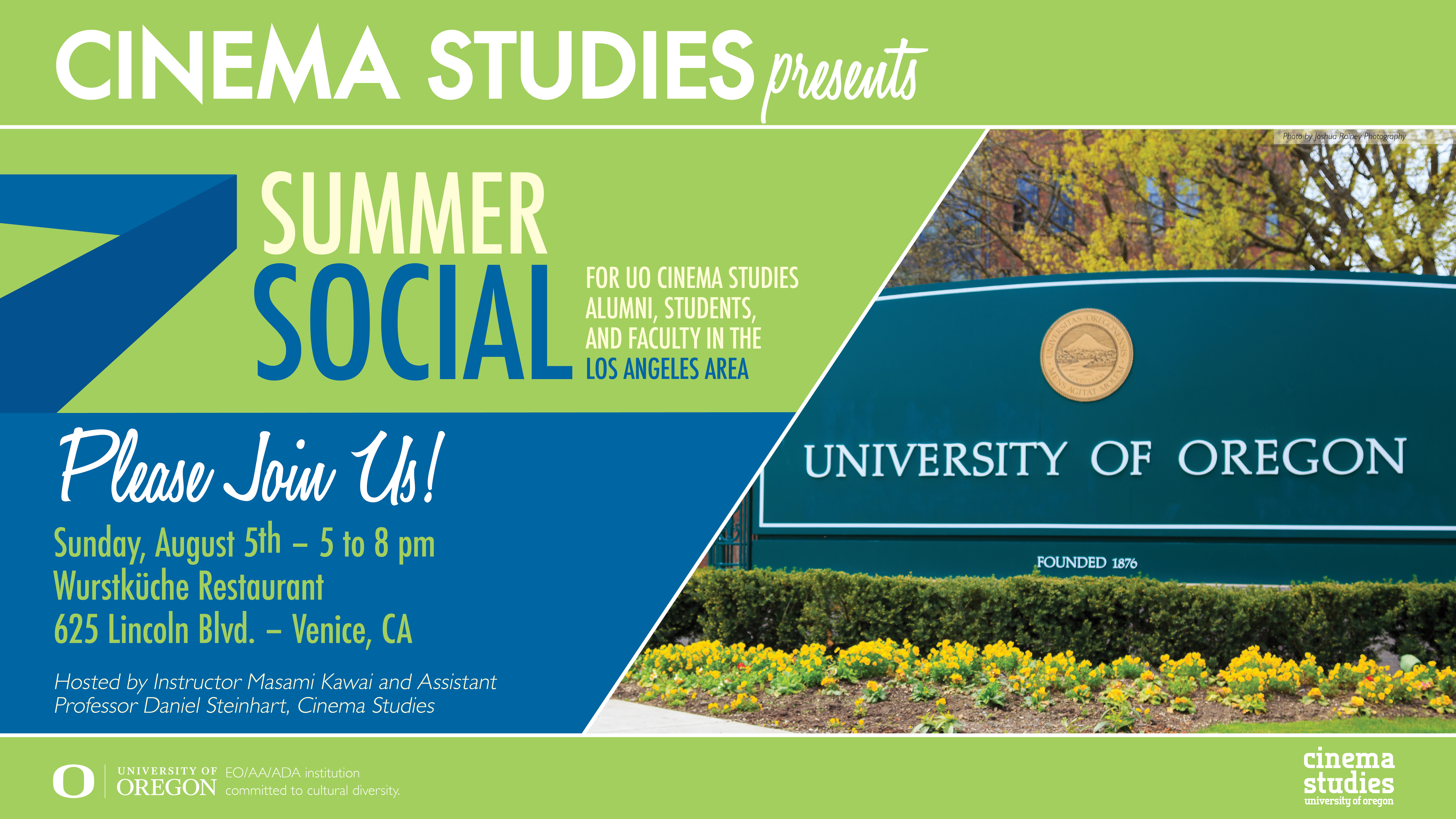 Los Angeles Summer Social Event Poster