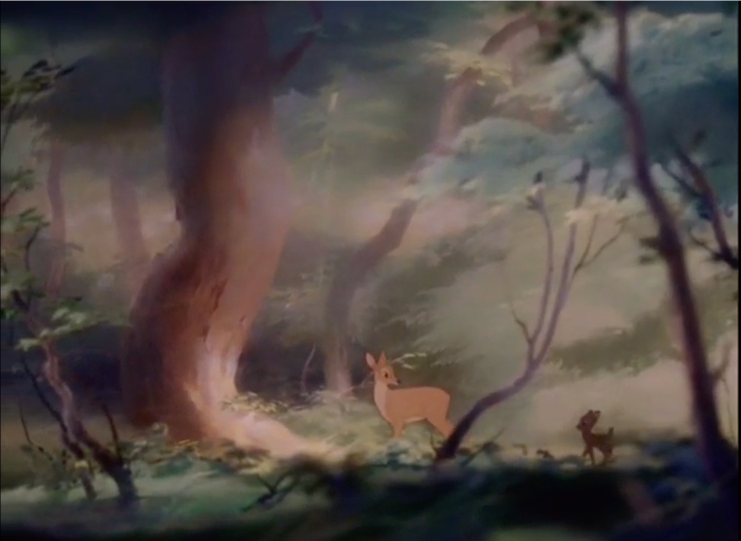 Photo from the animated film, BAMBI