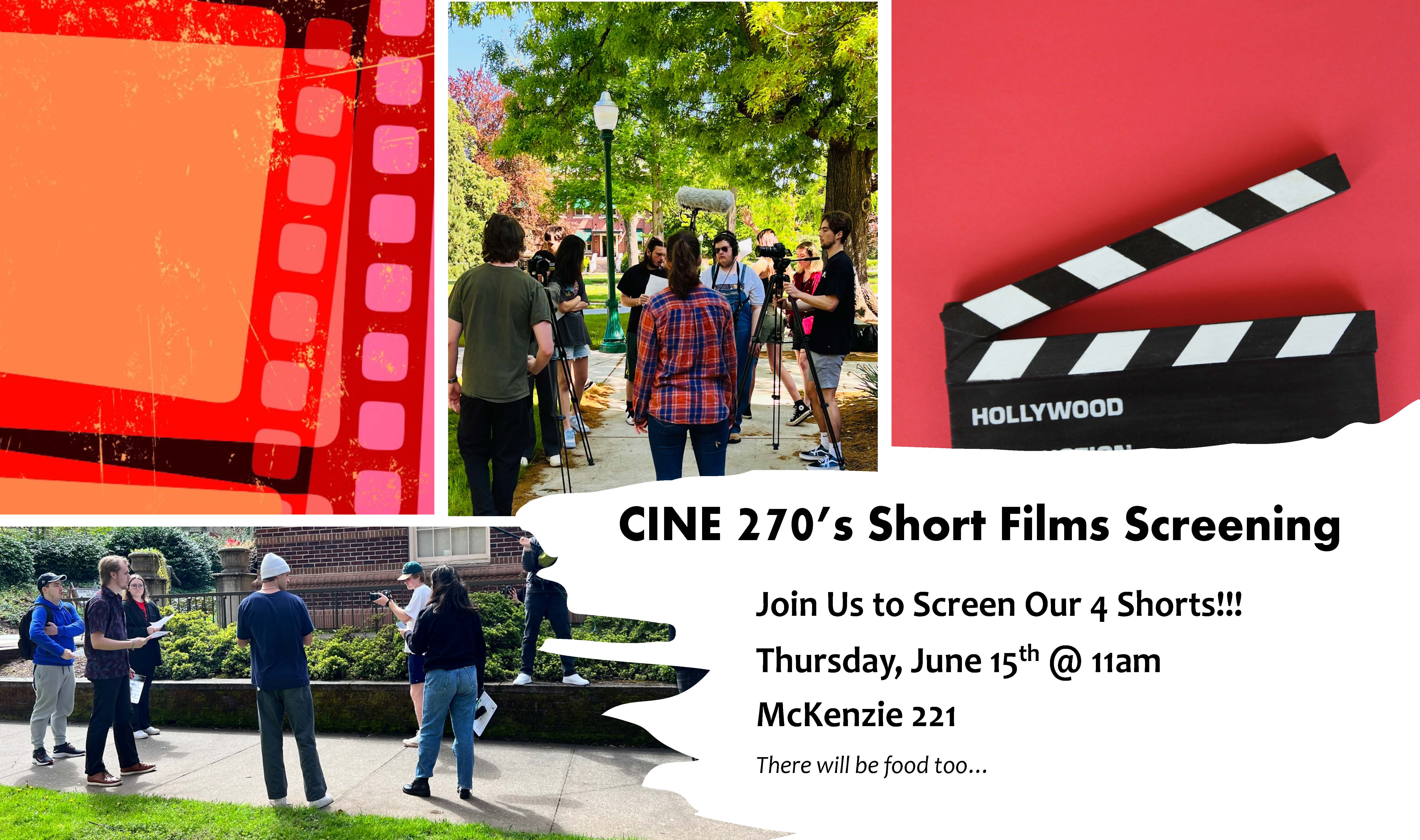 CINE 270 Short Films Screenings