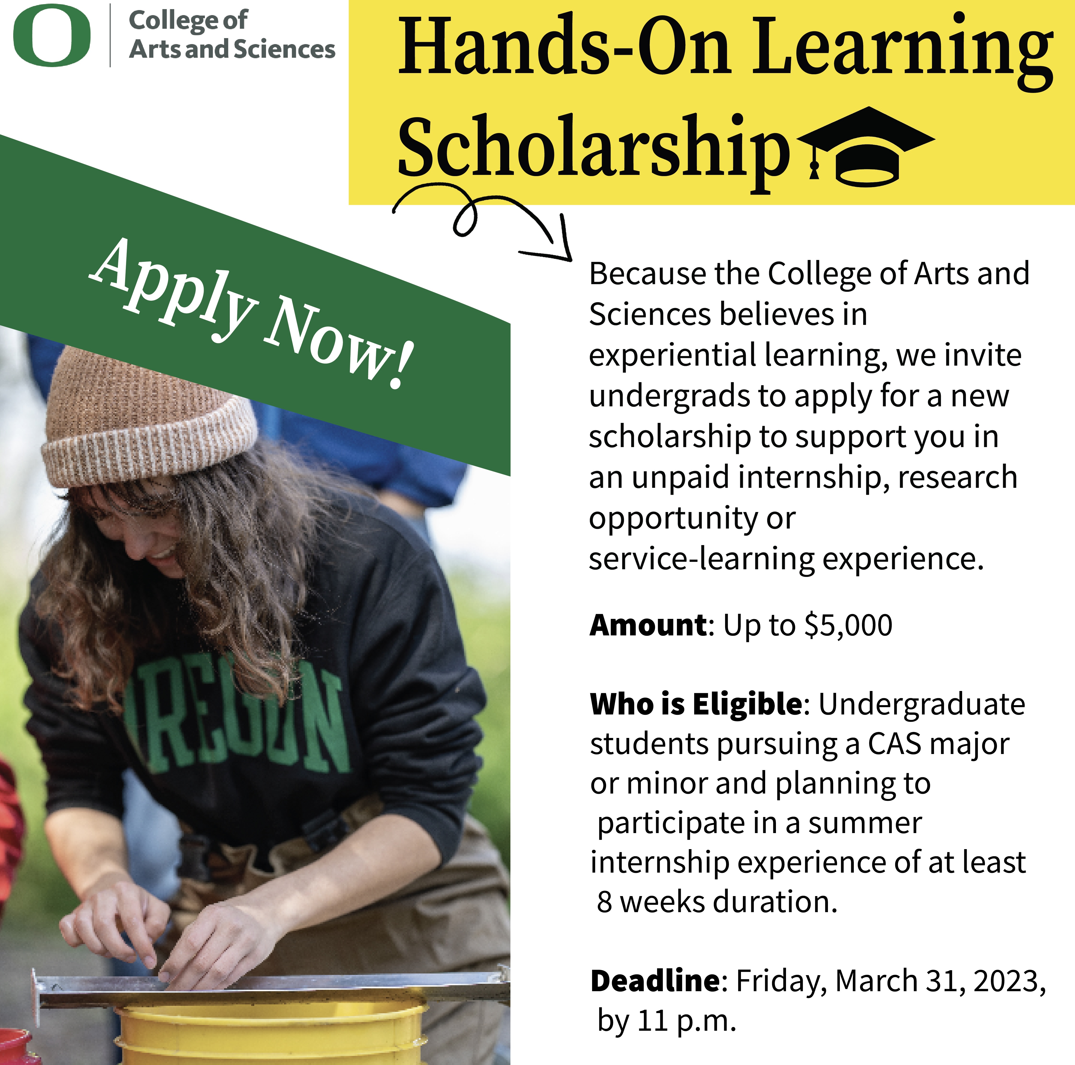 CAS Hands-On Learning Scholarship