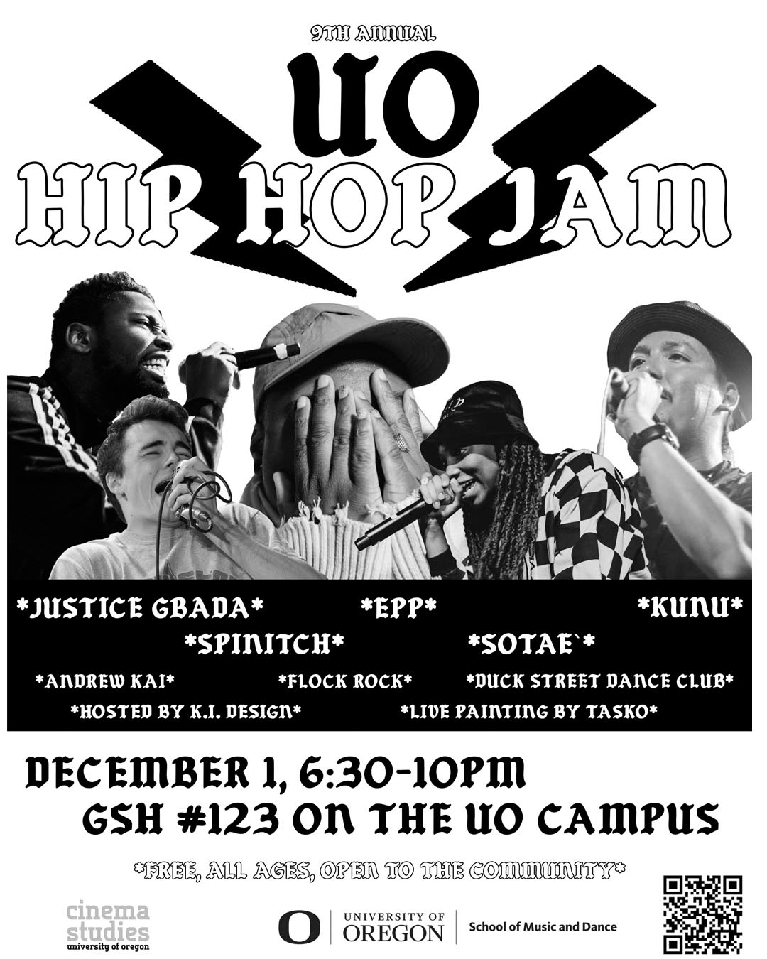 UO Hip Hop Jam poster