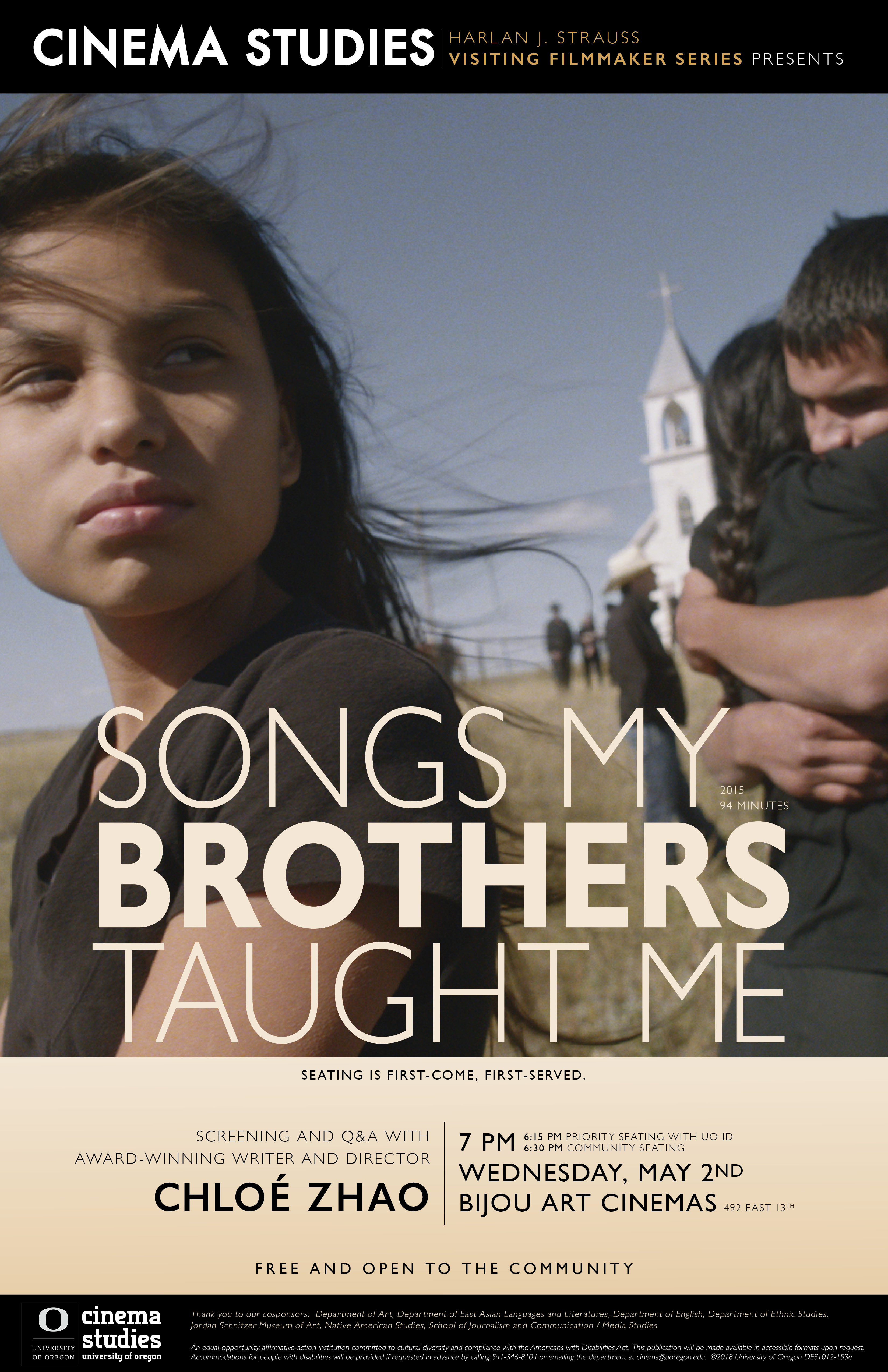 Songs My Brothers Taught Me Poster