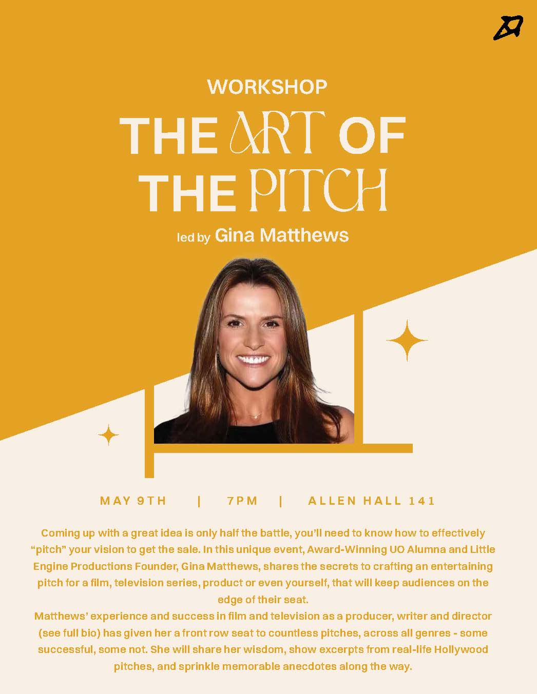 The Art of the Pitch Workshop with Gina Matthews