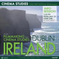 Study filmmaking and cinema studies in dublin ireland. Info session. Photo of the Cliffs of Mohr