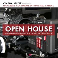 Poster for UFO and Red Camera Open House