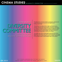 Cinema Studies Diversity Committee Student Representative Survey