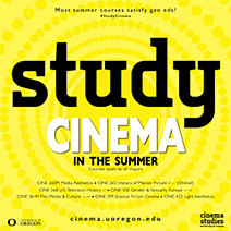 Cinema Studies Summer 2018 Course Poster
