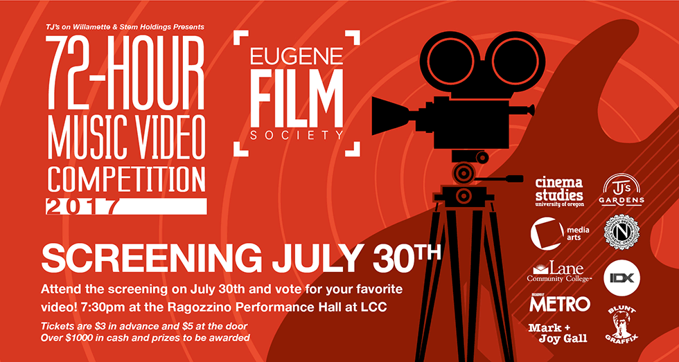 72-Hour Music Video Competition Poster